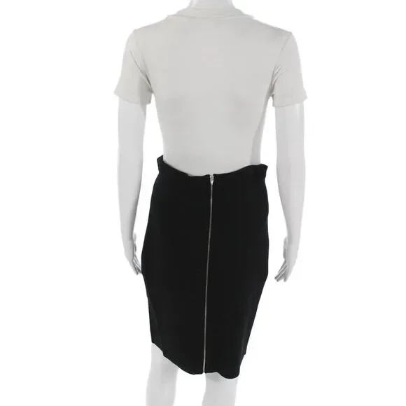 Alexander Wang Womens Straight Pencil Skirt Black Polyester Blend Size L - Picture 3 of 5